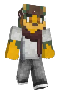 Front of Biam's skin