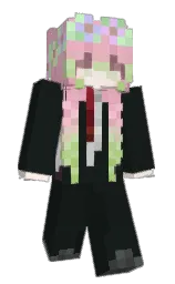 heavy metal and tutu Minecraft skin — Slim model — first worn by artimia