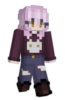 Front of ClaraTheRed's skin