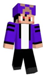 GO_55's Minecraft skin wearing the 15th Anniversary cape