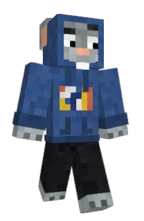 Front of Glitchmittel's skin