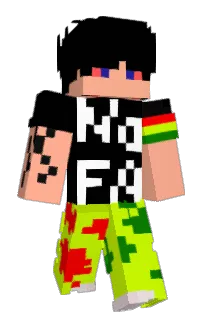 Front of nofaa's skin