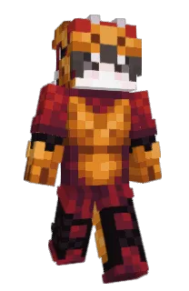 Front of Mandle's skin