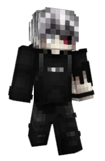 Front of VizzKaneki's skin