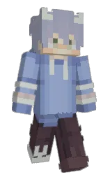 wild blue yonder and rock blue Minecraft skin — Slim model — first worn by cuho