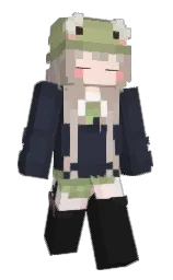 charade and cod gray Minecraft skin — Classic model — first worn by purin0406
