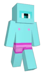 spray and lavender magenta Minecraft skin — Classic model — first worn by Nae_seong