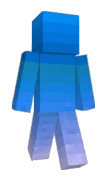 science blue and azure radiance Minecraft skin — Slim model