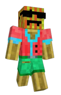 Front of Azranite's skin