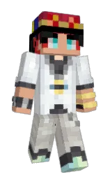 porcelain and mystic Minecraft skin — Slim model — first worn by JuanDark820