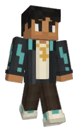 santa fe and shark Minecraft skin — Classic model — first worn by AWOL_Trix