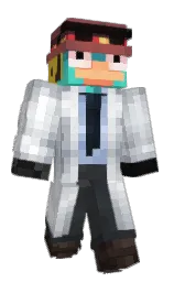 shark and copper rust Minecraft skin — Classic model