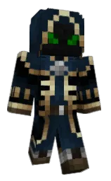Zynthrall's Minecraft skin wearing the Migrator cape