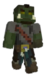 woodland and fuscous gray Minecraft skin — Classic model — first worn by Marlwinch