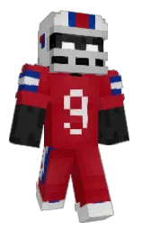 GRVlTY's Minecraft skin wearing the Migrator cape