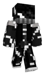 cod gray and black Minecraft skin — Classic model — first worn by Snappyb3ast