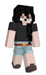 almond and shark Minecraft skin — Slim model