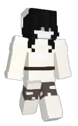 quarter pearl lusta and white Minecraft skin — Slim model — first worn by Chloe_Lazuli