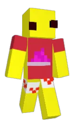 broom and brick red Minecraft skin — Classic model