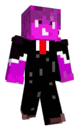 black and disco Minecraft skin — Slim model
