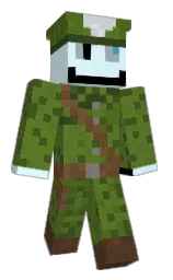 black and oyster bay Minecraft skin — Classic model — first worn by DAIND2