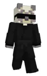cod gray and white rock Minecraft skin — Slim model — first worn by Komorixd