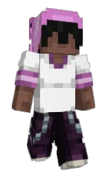 light orchid and gondola Minecraft skin — Slim model — first worn by Gammi_