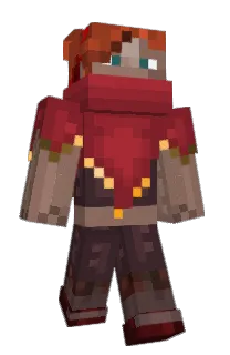 Front of Pflomi's skin