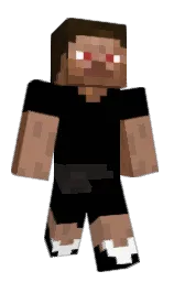 black and sandal Minecraft skin — Classic model