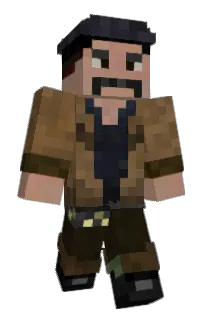 Front of MistorFisto's skin