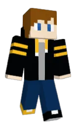blue charcoal and madison Minecraft skin — Slim model