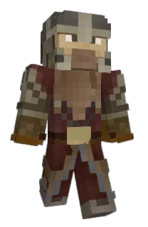 Front of Delirini's skin