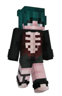 Front of Iuvu's skin
