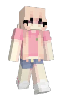 Front of Potch's skin