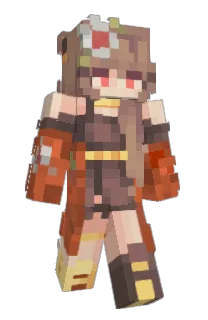 Front of naiiad's skin