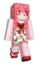 white and pippin Minecraft skin — Slim model — first worn by OH_87