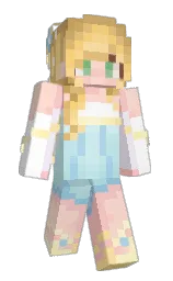 watusi and apricot peach Minecraft skin — Slim model