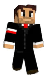 black and porsche Minecraft skin — Classic model