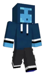 blue zodiac and shark Minecraft skin — Classic model — first worn by FilipekM2013