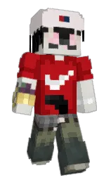soft peach and totem pole Minecraft skin — Slim model — first worn by Ensona