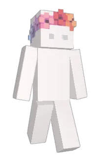Front of anapup's skin