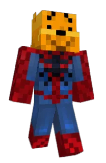 Front of EncavaMan's skin