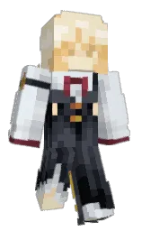 champagne and catskill white Minecraft skin — Slim model — first worn by xQuestyGhostyx