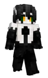 Dcimo's Minecraft skin wearing the Mojang Office cape