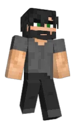 white and tundora Minecraft skin — Classic model — first worn by ShadSwag