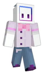 twilight blue and mischka Minecraft skin — Classic model — first worn by Simo34x