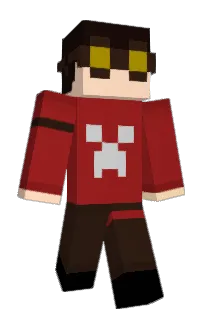 Front of Radgie's skin