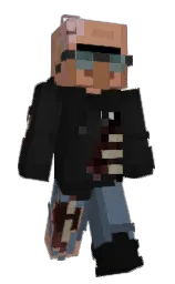 cod gray and shuttle gray Minecraft skin — Slim model