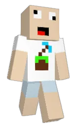 desert sand and white Minecraft skin — Classic model — first worn by _wasabiii