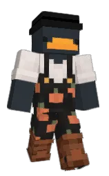 outer space and dune Minecraft skin — Classic model — first worn by Duckeroo